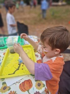 Student at Fall Social